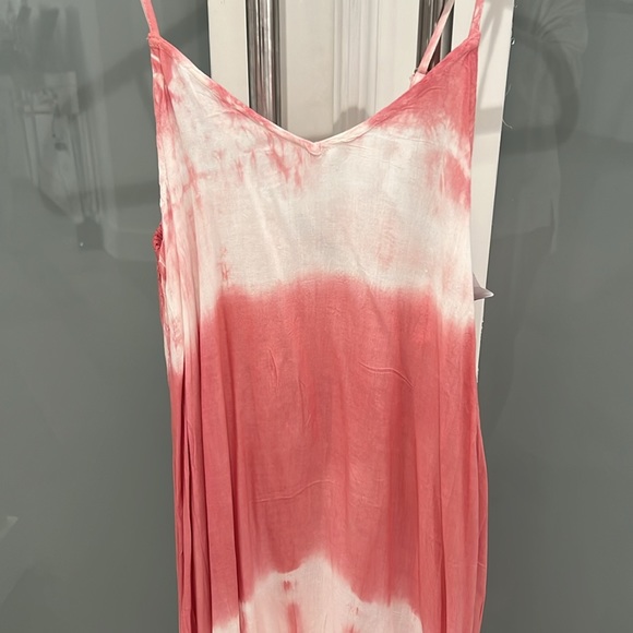 NWT Boho Me Collection Hi-Low Tie Dye Dress. Size S. Adjustable Straps. - Picture 2 of 8